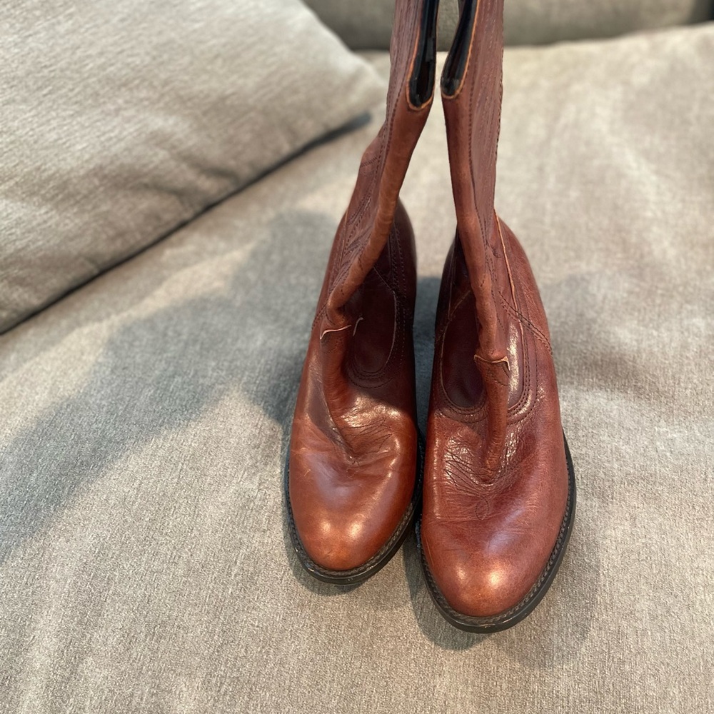Brown Leather Women's Boots